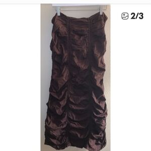 XCVI Women's Maxi Skirt in Rich Brown